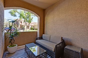 Private patios and balconies